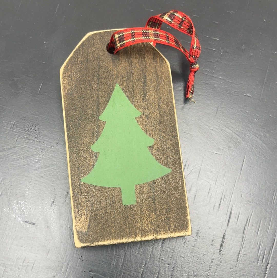 Holiday Wooden Tags